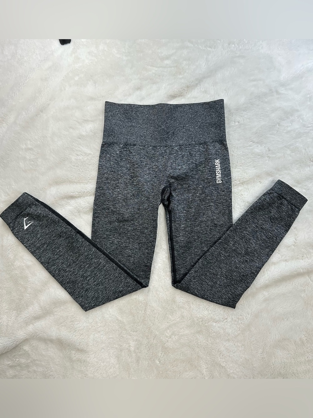 Gymshark Adapt Marl Leggings Black Marled Size Extra Small